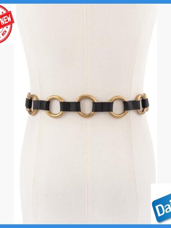 Small-Medium Metal Alloy Chained Belt with Adjustable Buckle main image 4